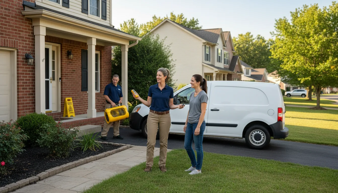 Residential water damage restoration in Dresher, PA